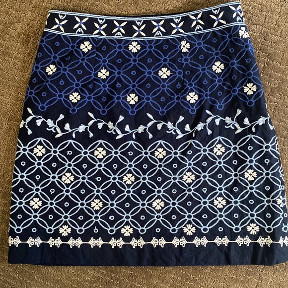 Loft Embroidered Skirt - Picture 2 of 3